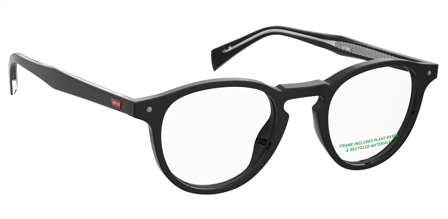 Eyeglasses Levi's Lv 5085 109884 807 color black shape pantos 