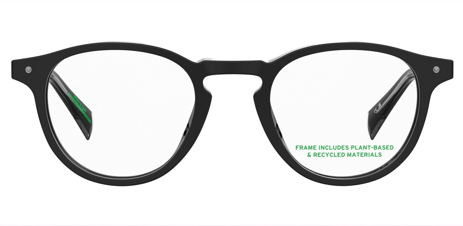 Eyeglasses Levi's Lv 5085 109884 807 color black shape pantos 