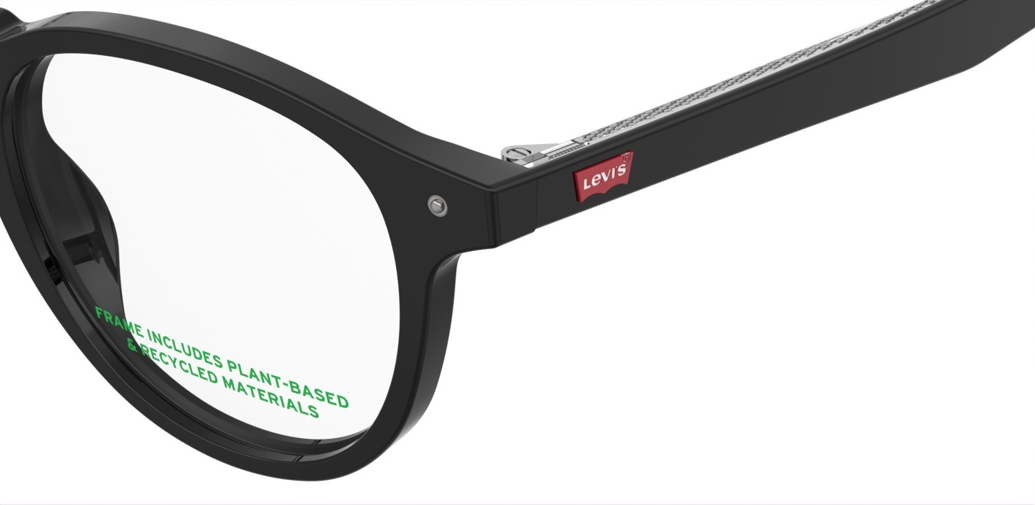 Eyeglasses Levi's Lv 5085 109884 807 color black shape pantos 