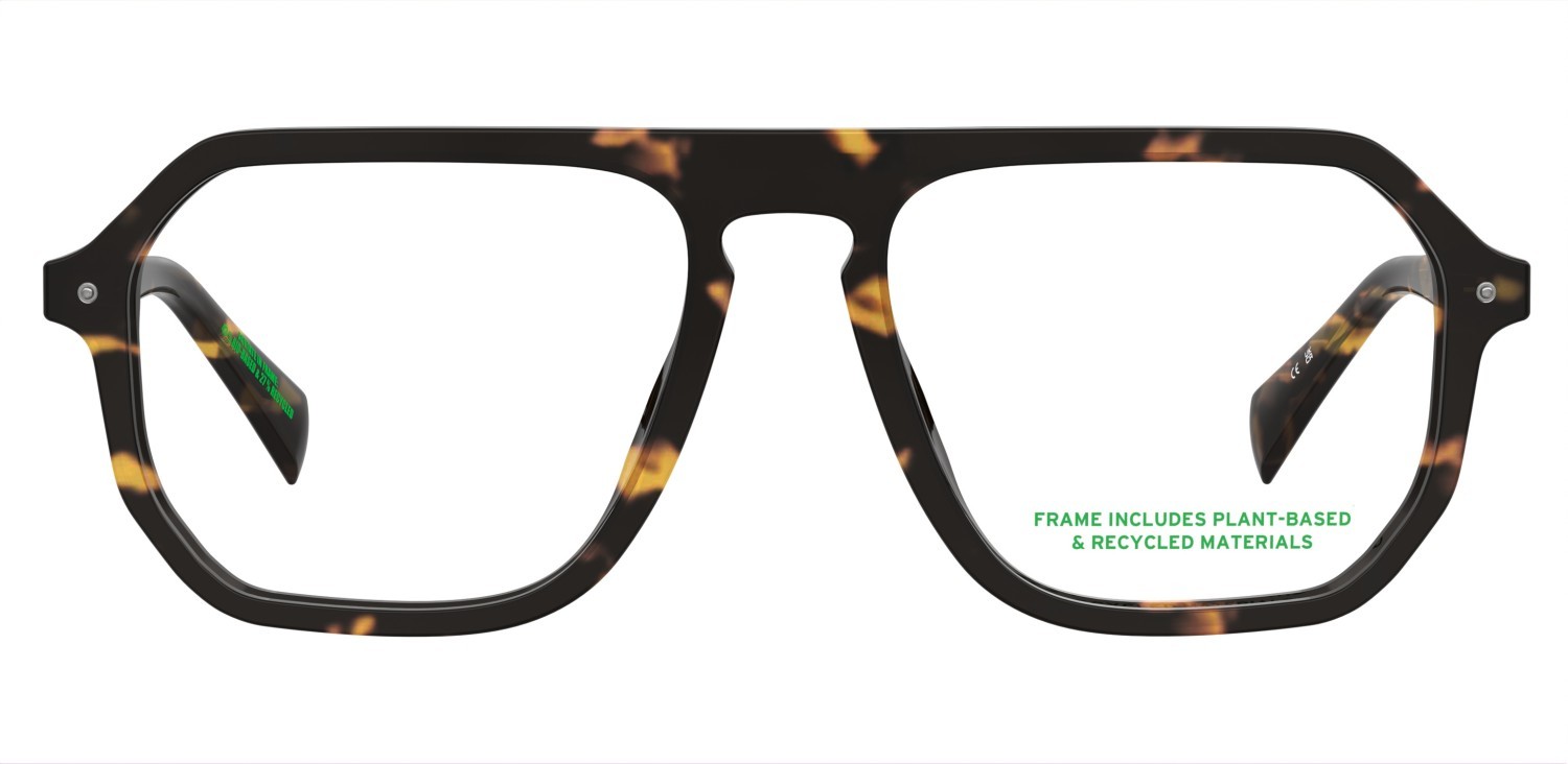 Brillen Levi's Lv 5086 109885 086 farbe havana form rechteckig 