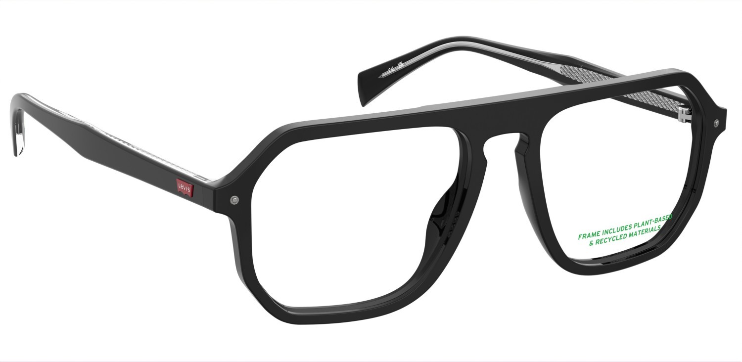 Brillen Levi's Lv 5086 109885 807 farbe black form rechteckig 