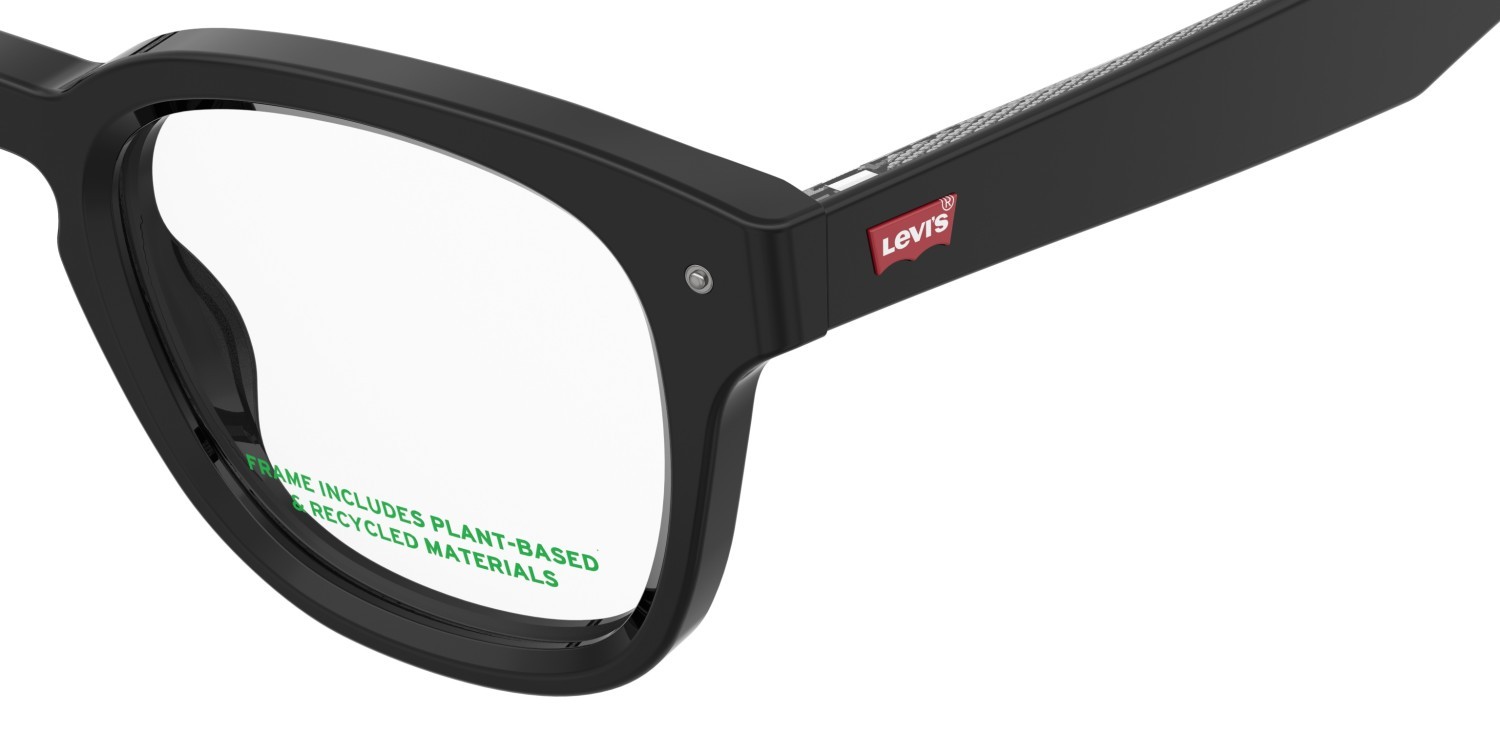 Brillen Levi's Lv 5088 109887 807 farbe black form quadratisch 