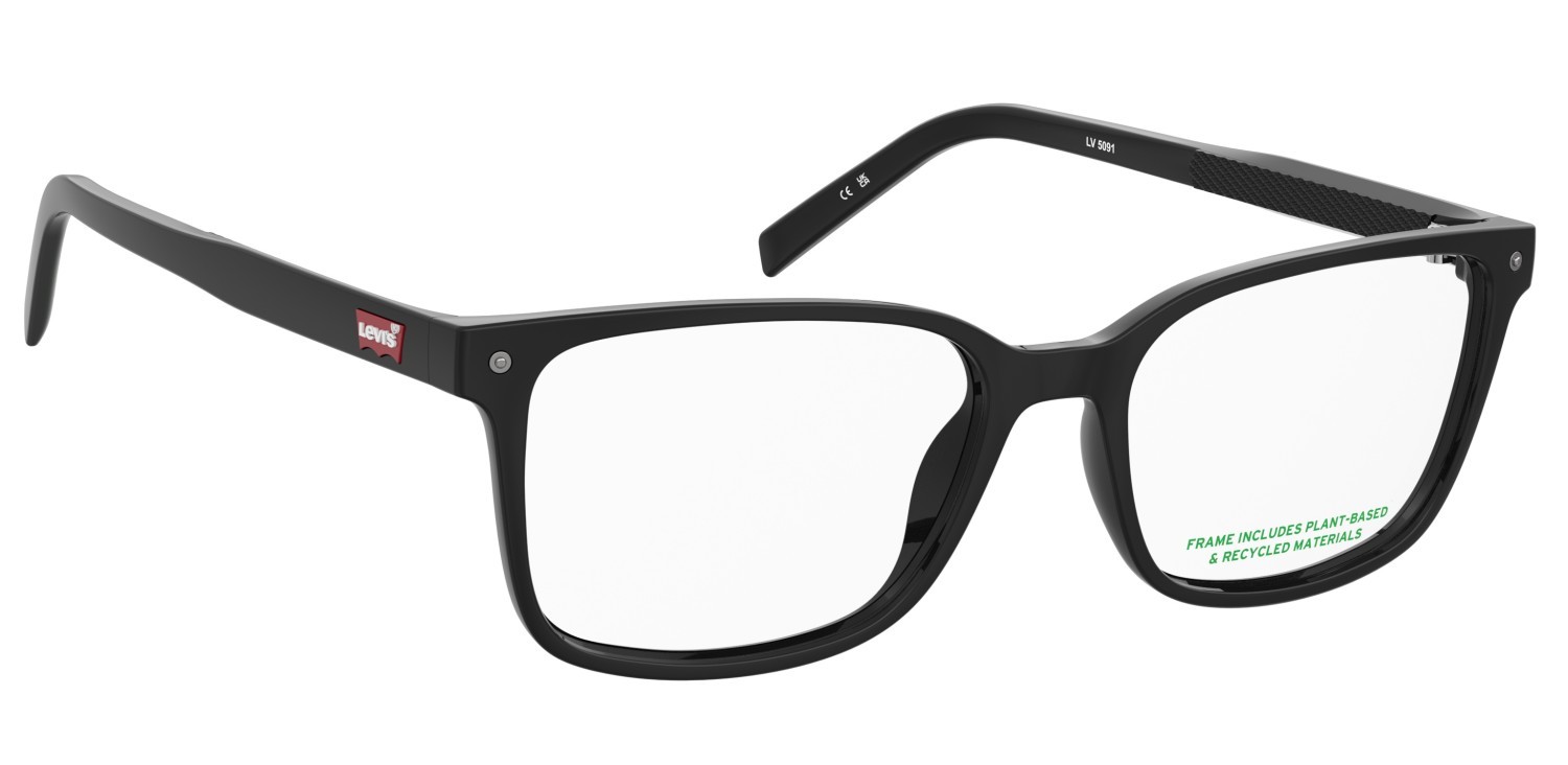 Brillen Levi's Lv 5091 109891 807 farbe black form rechteckig 