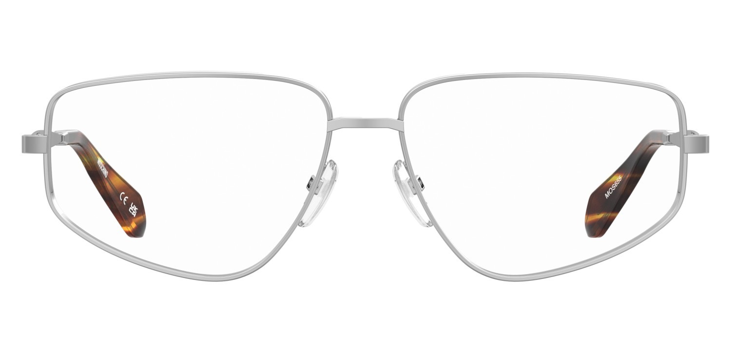 Occhiali da vista Moschino Mos655 109895 010 colore palladium forma quadrato 