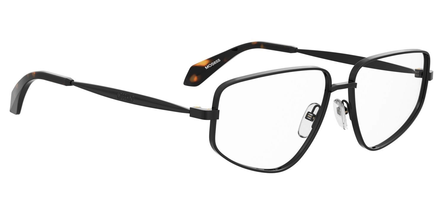 Occhiali da vista Moschino Mos655 109895 807 colore black forma quadrato 
