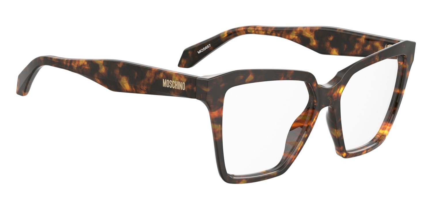 Occhiali da vista Moschino Mos657 109896 086 colore havana forma quadrato 
