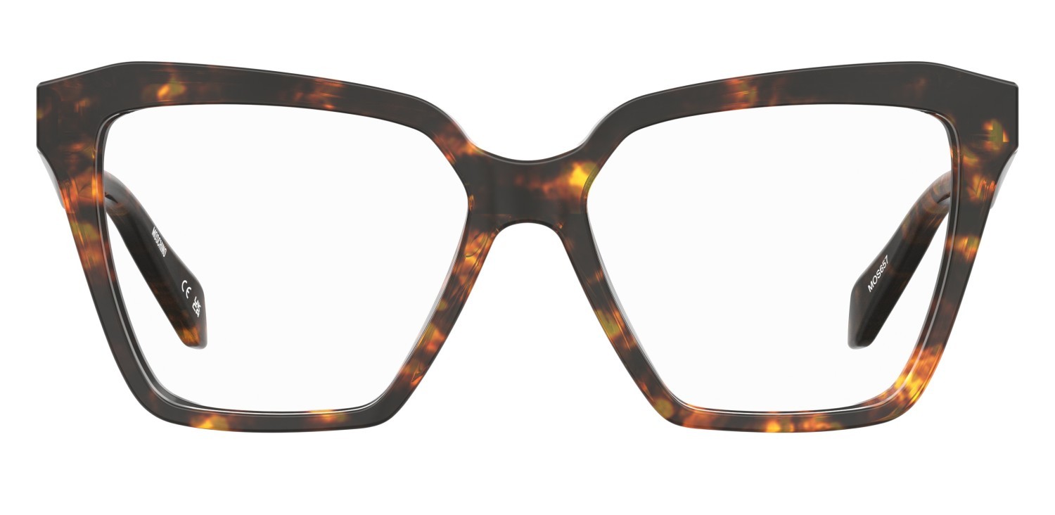 Occhiali da vista Moschino Mos657 109896 086 colore havana forma quadrato 