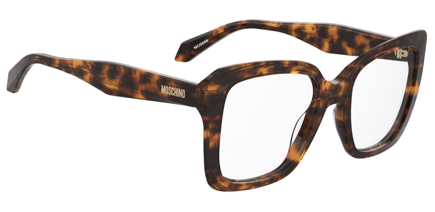 Occhiali da vista Moschino Mos658 109897 086 colore havana forma farfalla 