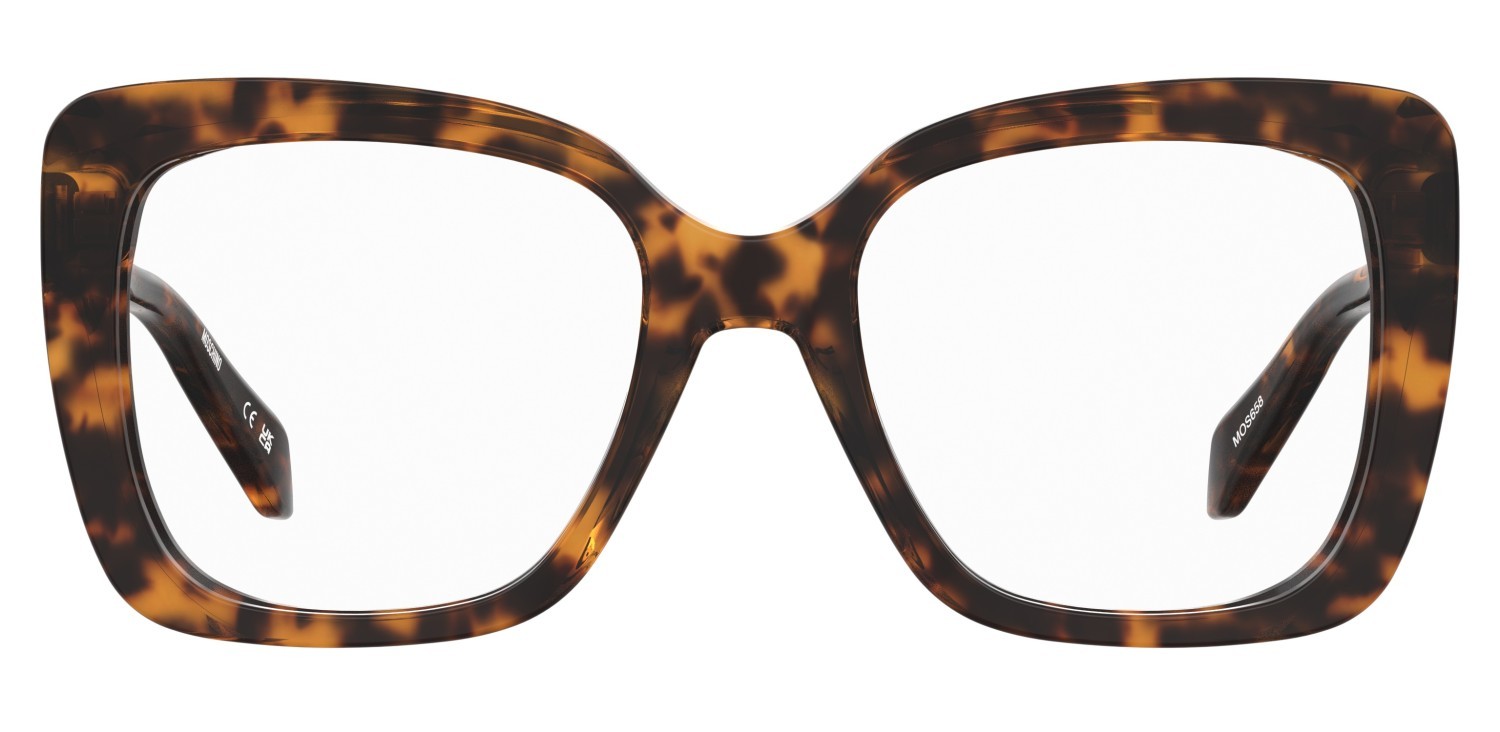 Occhiali da vista Moschino Mos658 109897 086 colore havana forma farfalla 
