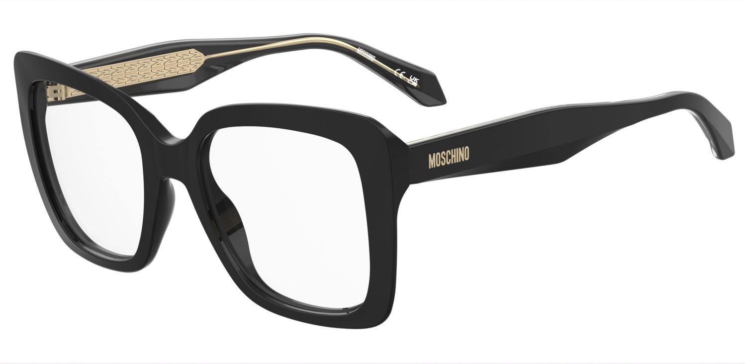 Eyeglasses Moschino Mos658 109897 807 color black shape butterfly 