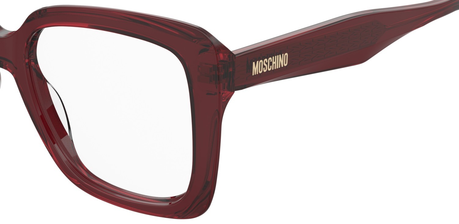 Occhiali da vista Moschino Mos658 109897 8CQ colore cherry forma farfalla 
