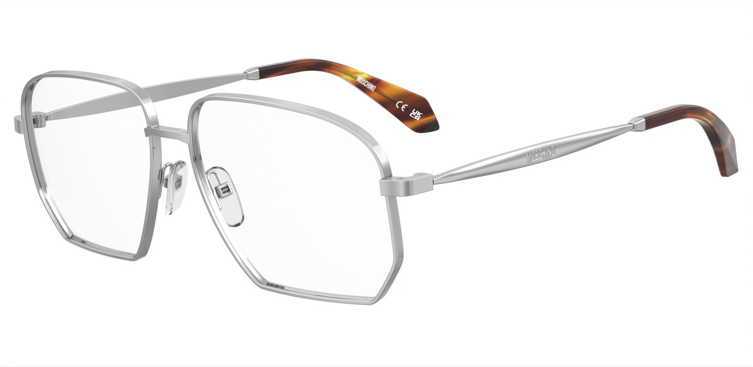 Occhiali da vista Moschino Mos656 109898 010 colore palladium forma quadrato 