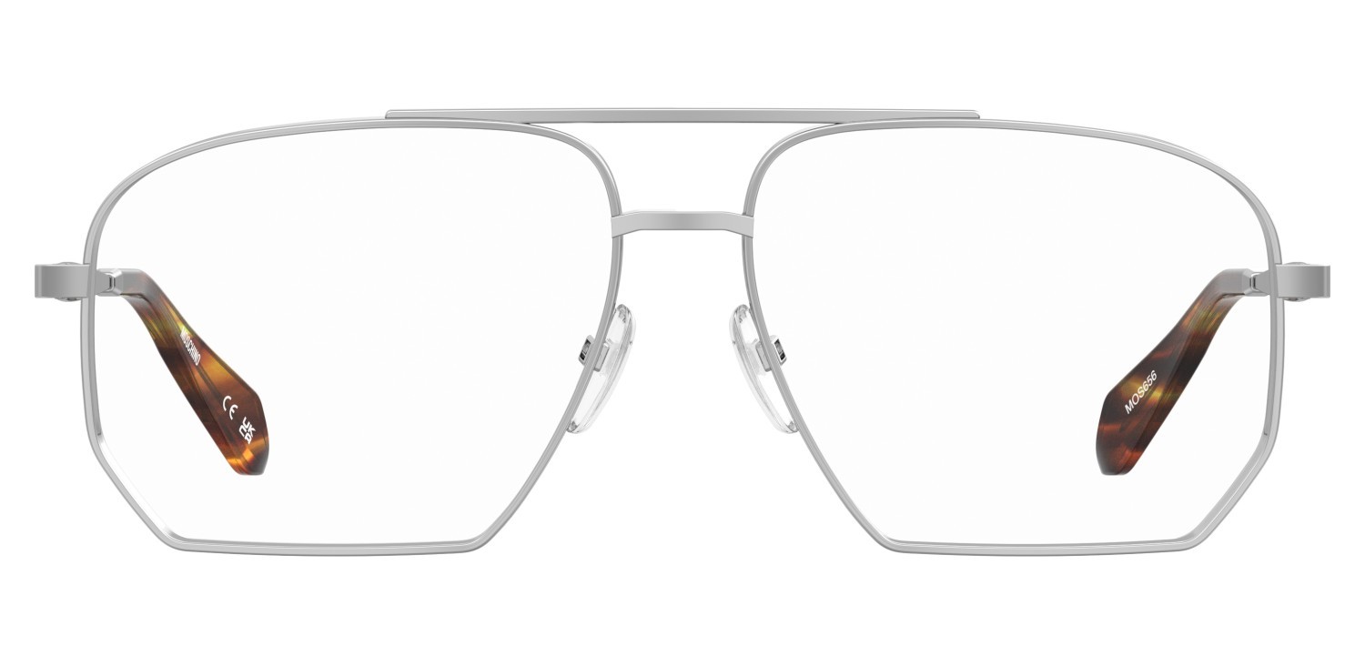 Occhiali da vista Moschino Mos656 109898 010 colore palladium forma quadrato 