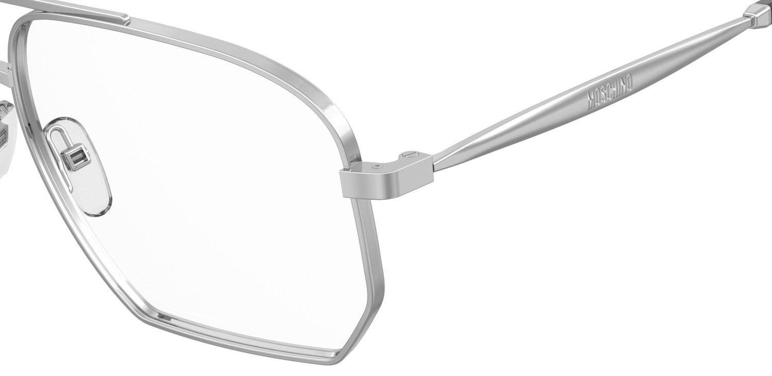 Occhiali da vista Moschino Mos656 109898 010 colore palladium forma quadrato 