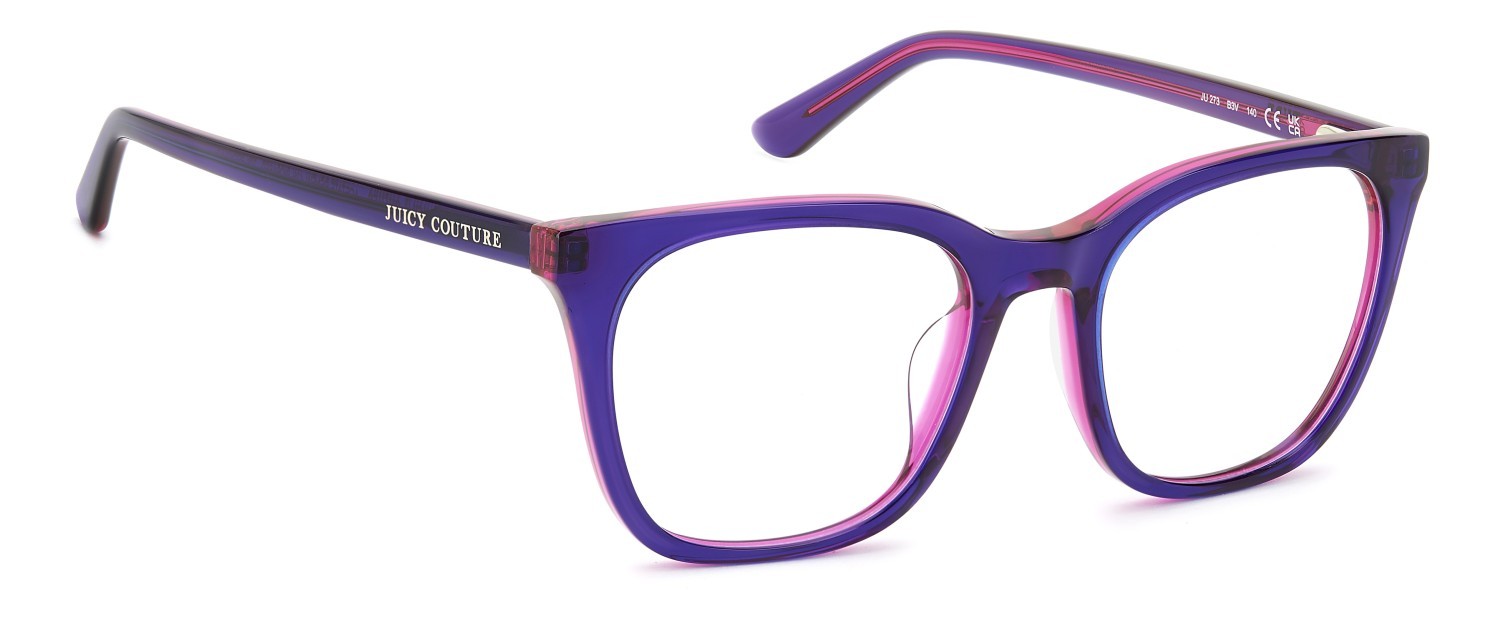 Brillen Juicy Couture Ju 273 109960 B3V farbe violet form quadratisch 