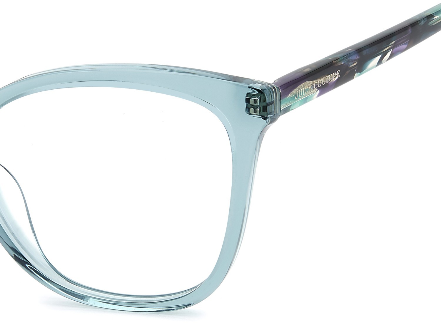 Eyeglasses Juicy Couture Ju 274 109965 VGZ color crystal teal shape square 