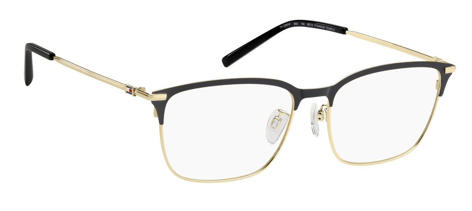 Eyeglasses Tommy Hilfiger Th 2297/F 109969 2M2 color black gold shape rectangle 