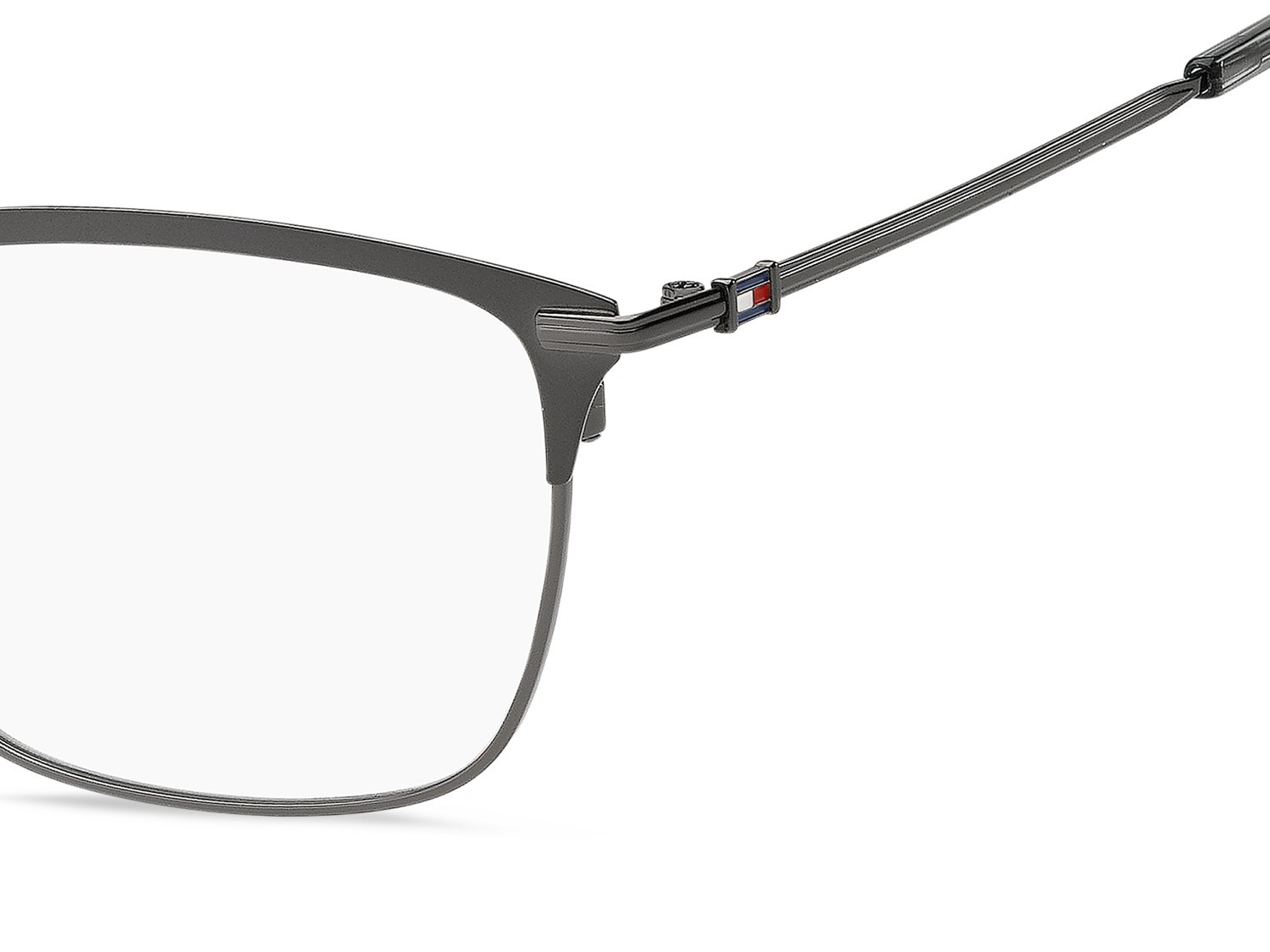 Occhiali da vista Tommy Hilfiger Th 2297/F 109969 SVK colore matte ruthenium black forma rettangolare 