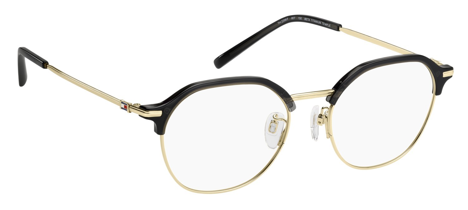 Occhiali da vista Tommy Hilfiger Th 2298/F 109970 807 colore black forma quadrato 