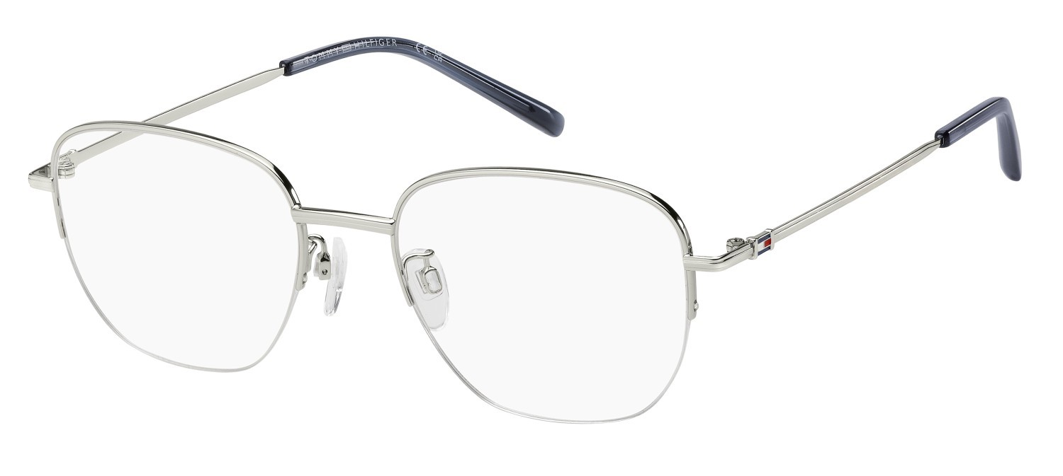 Occhiali da vista Tommy Hilfiger Th 2299/F 109971 010 colore palladium forma quadrato 