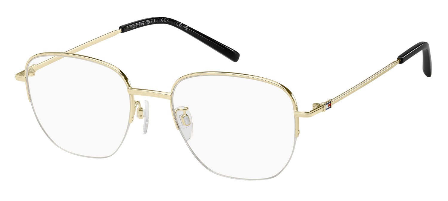 Occhiali da vista Tommy Hilfiger Th 2299/F 109971 J5G colore gold forma quadrato 