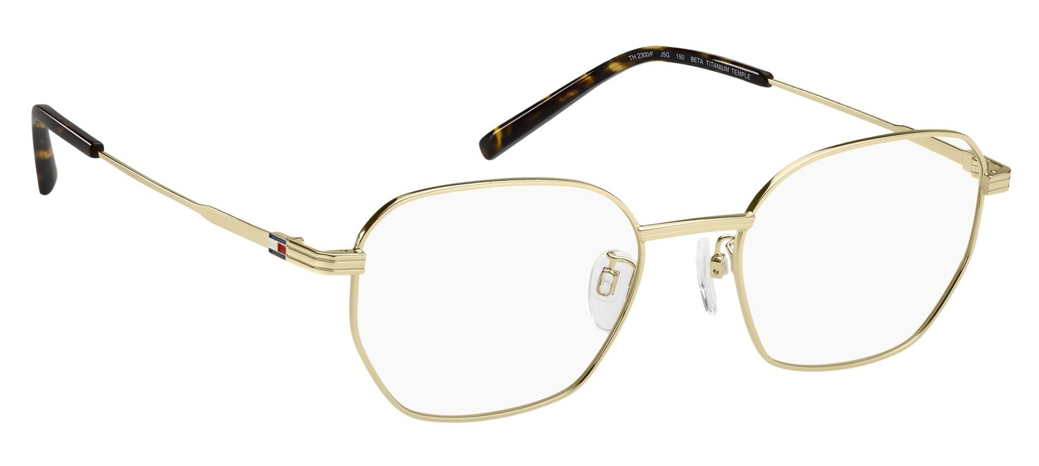 Occhiali da vista Tommy Hilfiger Th 2300/F 109972 J5G colore gold forma altro 
