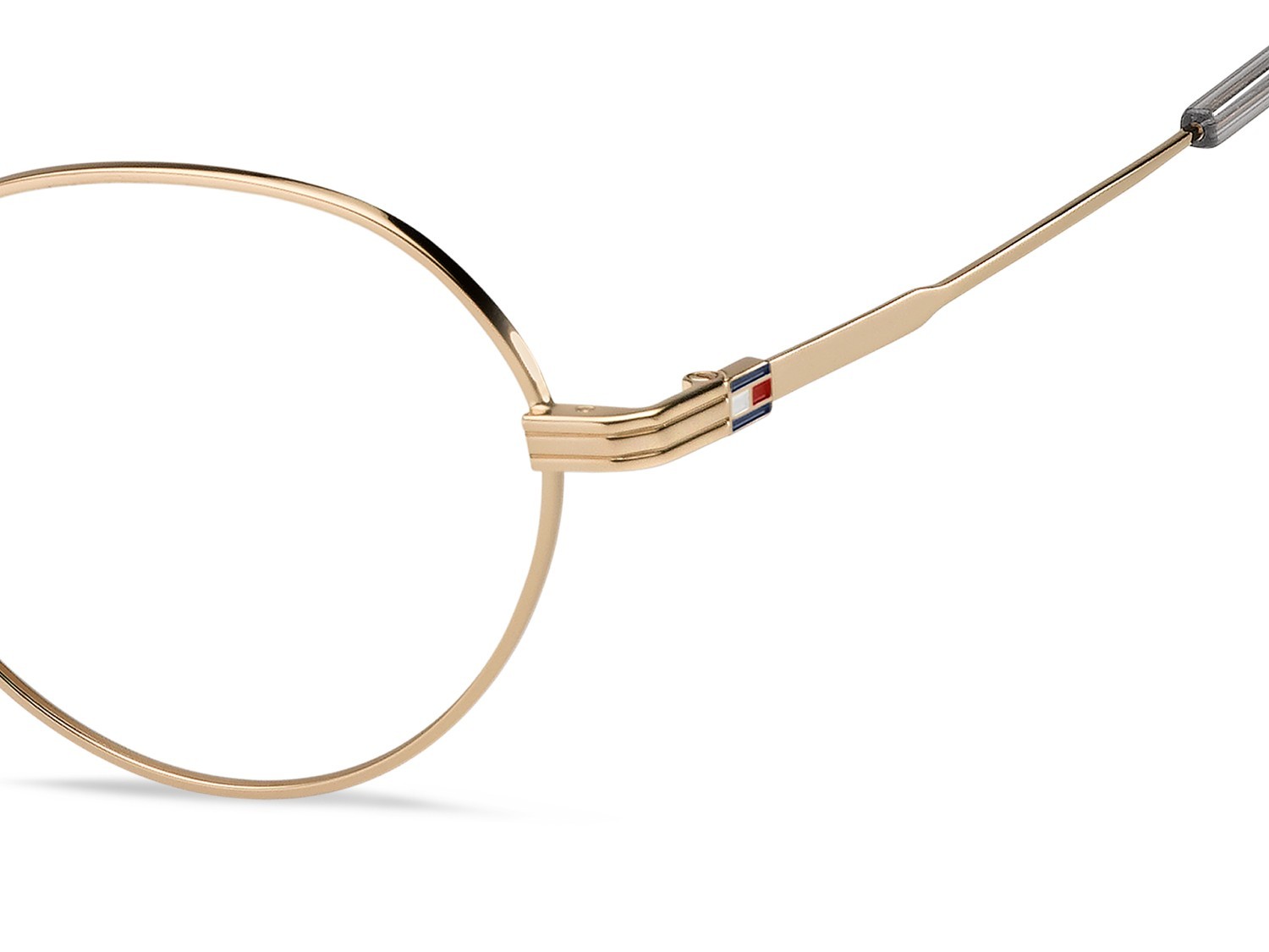Eyeglasses Tommy Hilfiger Th 2302/F 109974 DDB color gold copper shape cat eye 