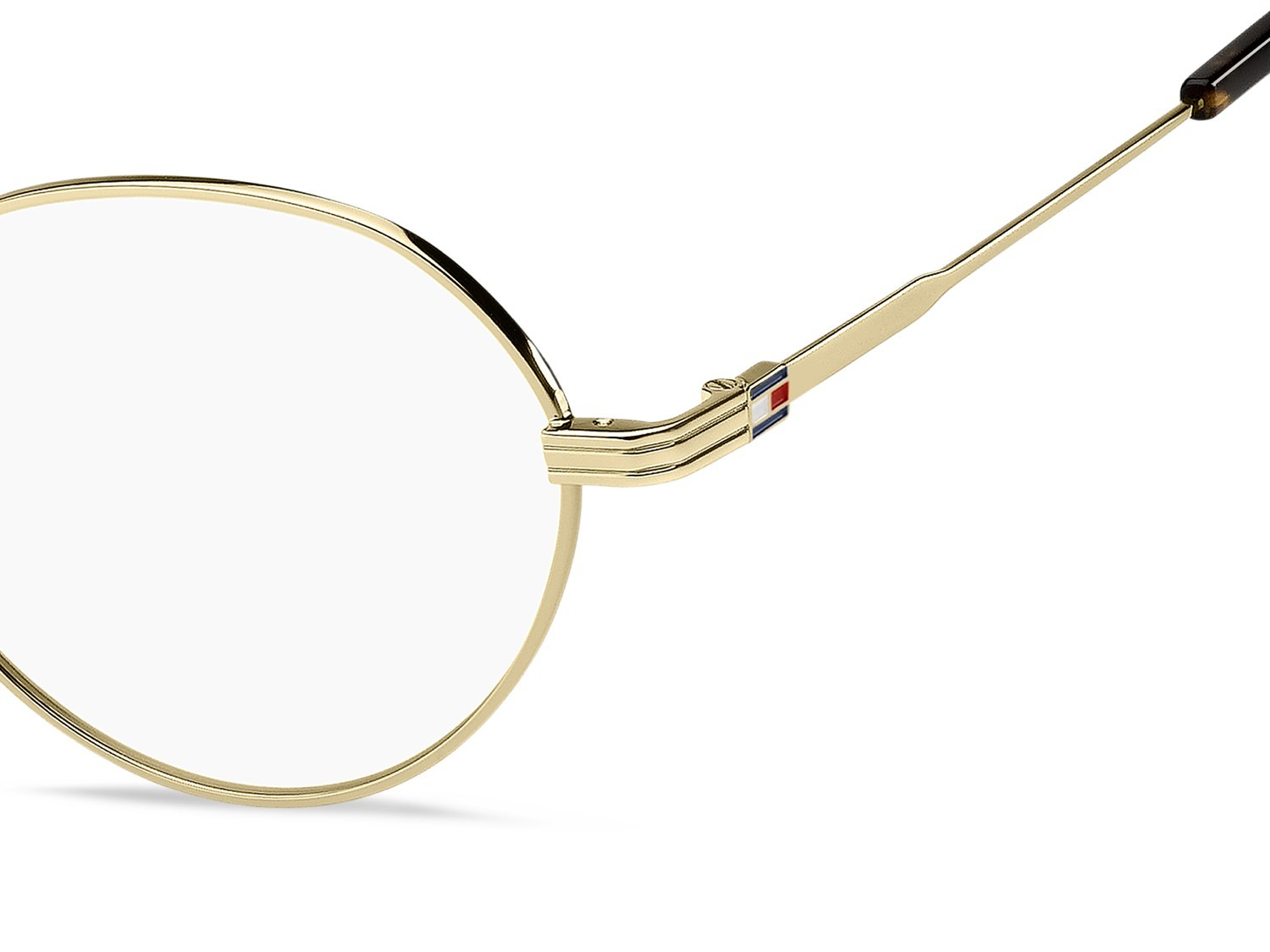 Eyeglasses Tommy Hilfiger Th 2302/F 109974 J5G color gold shape cat eye 