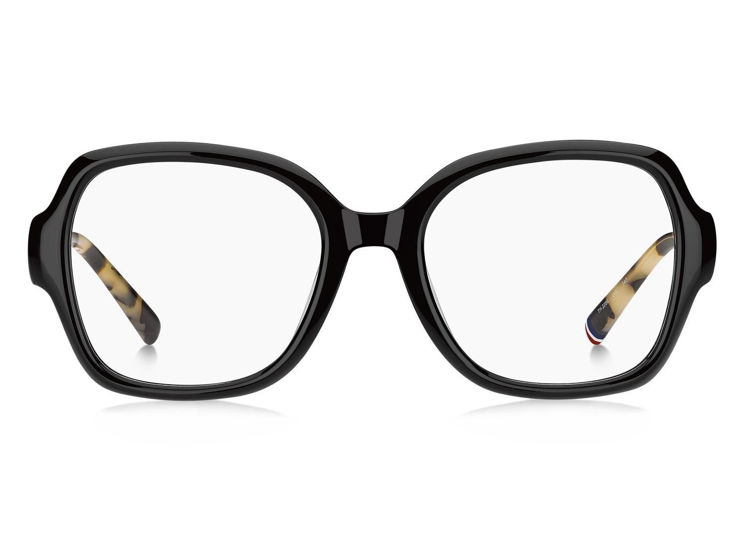 Occhiali da vista Tommy Hilfiger Th 2286 109975 WR7 colore black havana forma rettangolare 