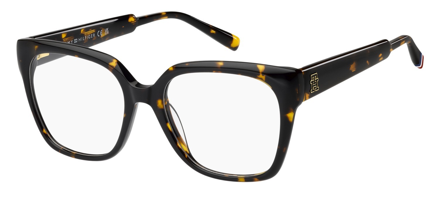 Occhiali da vista Tommy Hilfiger Th 2287 109976 086 colore havana forma cat eye 
