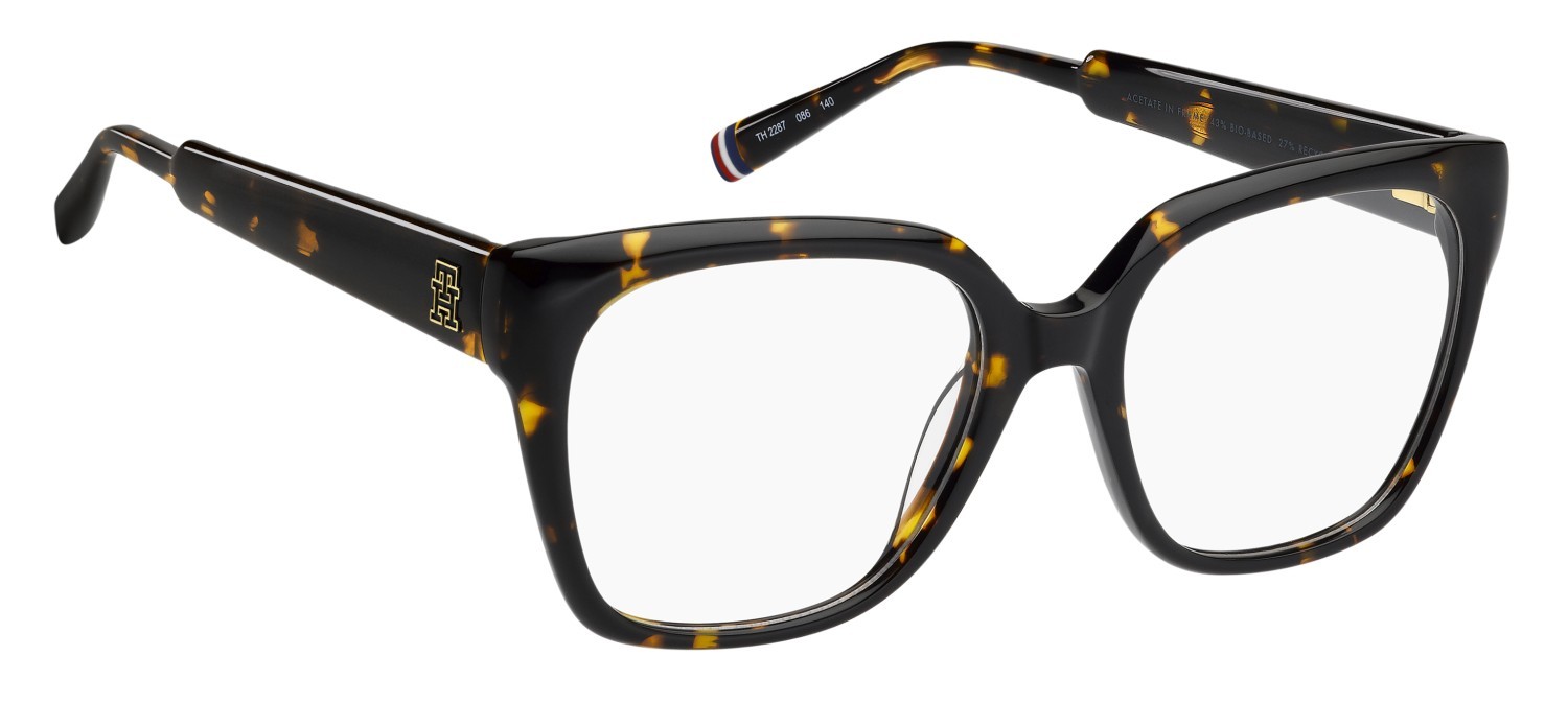 Occhiali da vista Tommy Hilfiger Th 2287 109976 086 colore havana forma cat eye 