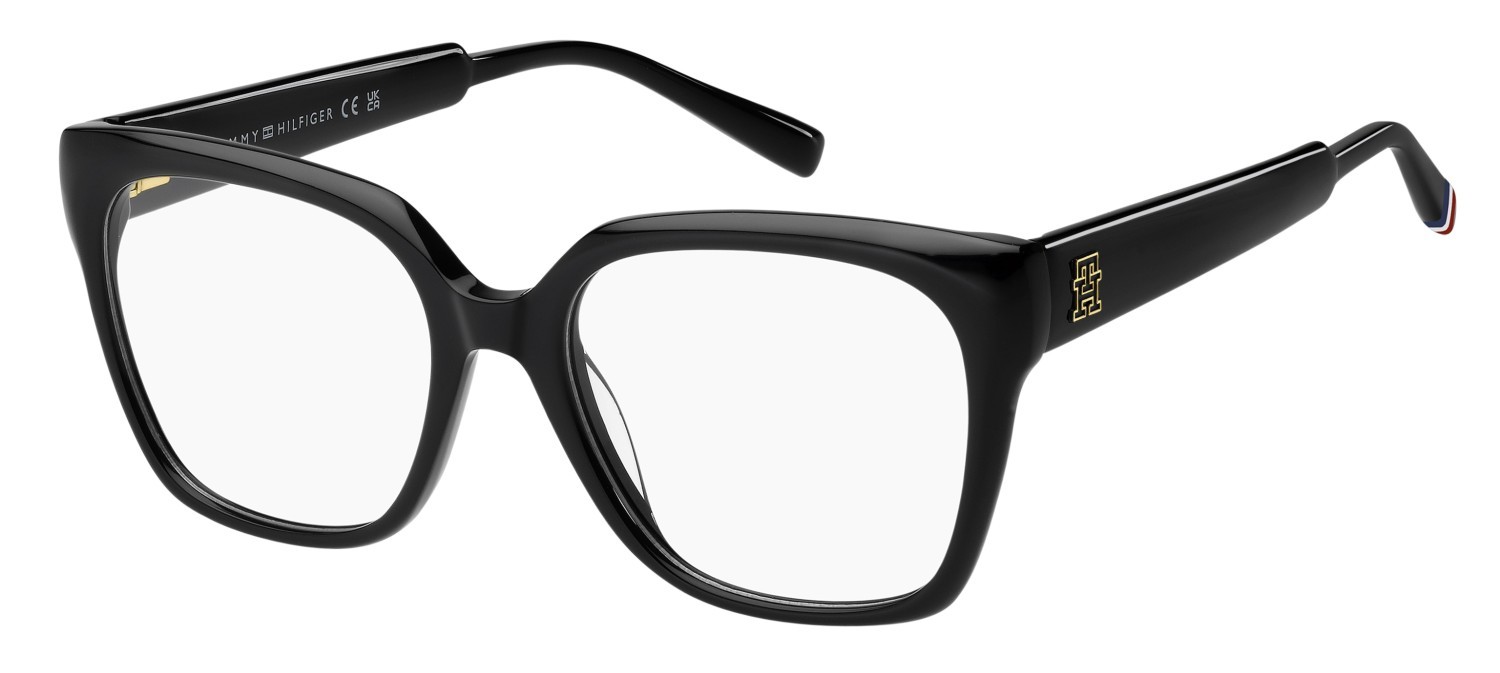 Eyeglasses Tommy Hilfiger Th 2287 109976 807 color black shape cat eye 