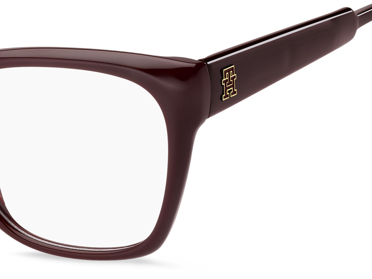 Eyeglasses Tommy Hilfiger Th 2287 109976 LHF color burgundy 2 shape cat eye 
