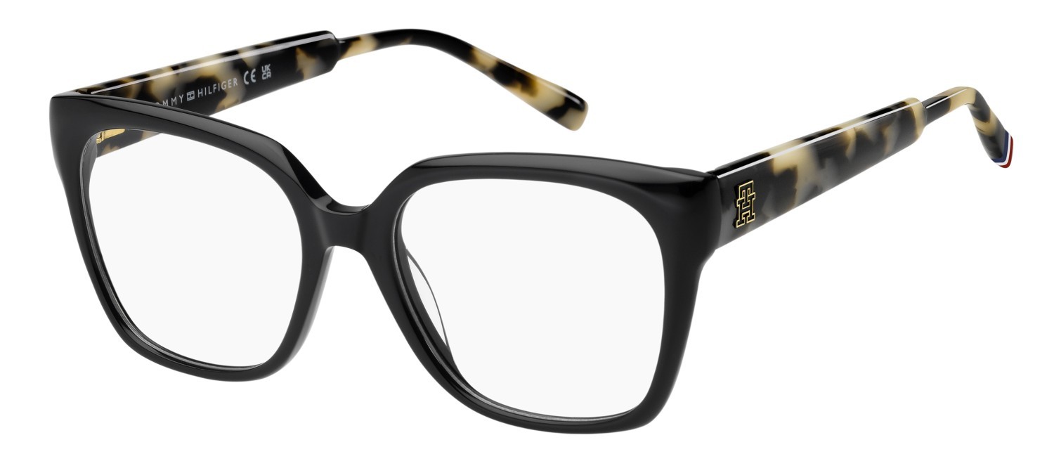 Eyeglasses Tommy Hilfiger Th 2287 109976 WR7 color black havana shape cat eye 
