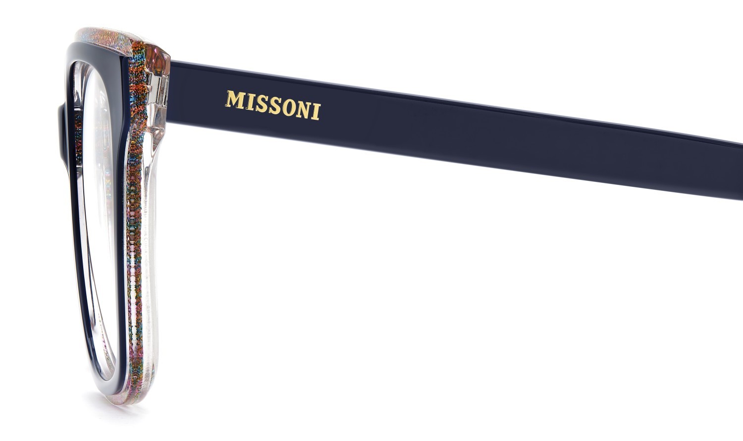 Occhiali da vista Missoni Mis 0244 110017 PJP colore blue forma quadrato 