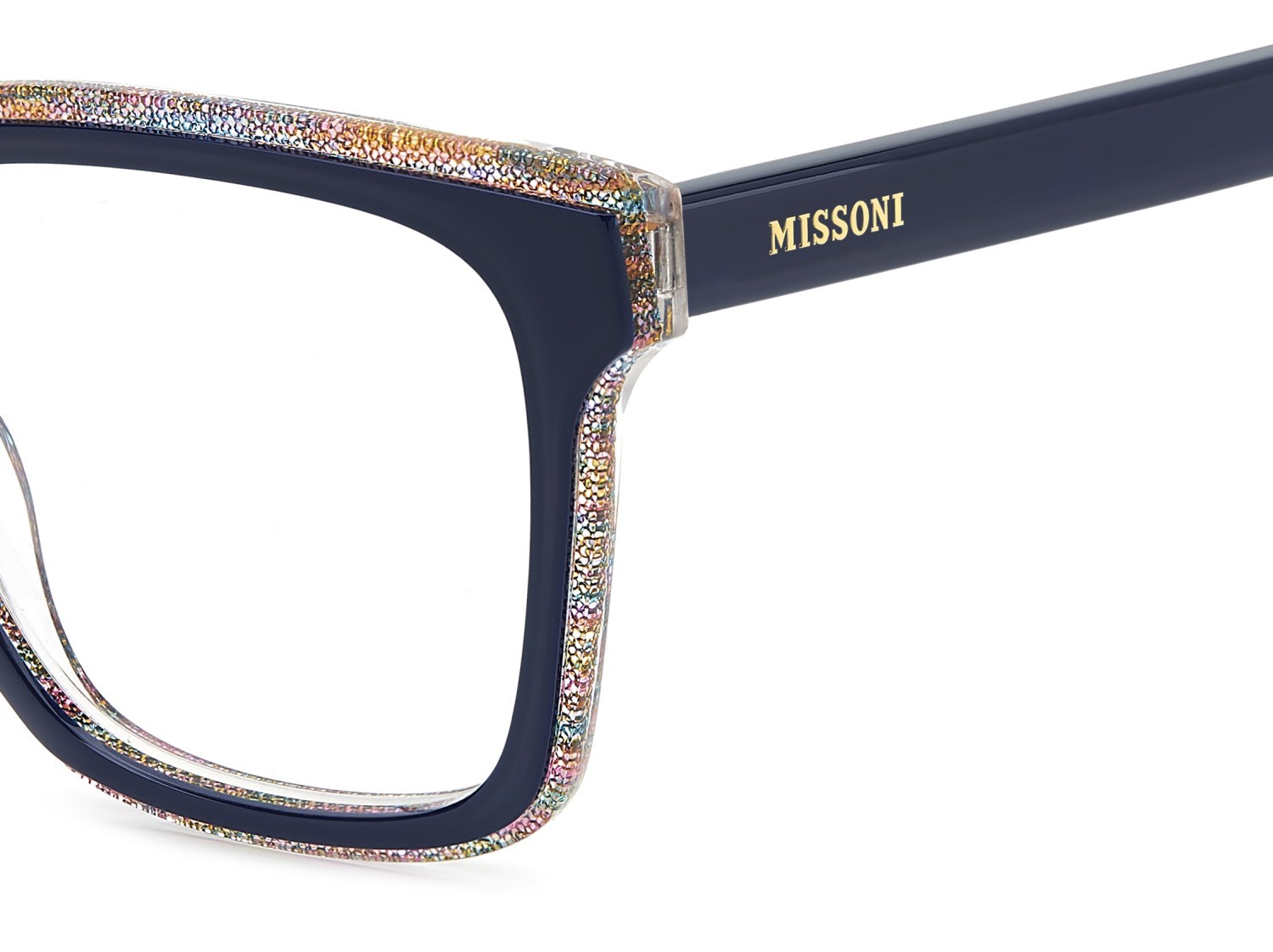 Occhiali da vista Missoni Mis 0244 110017 PJP colore blue forma quadrato 