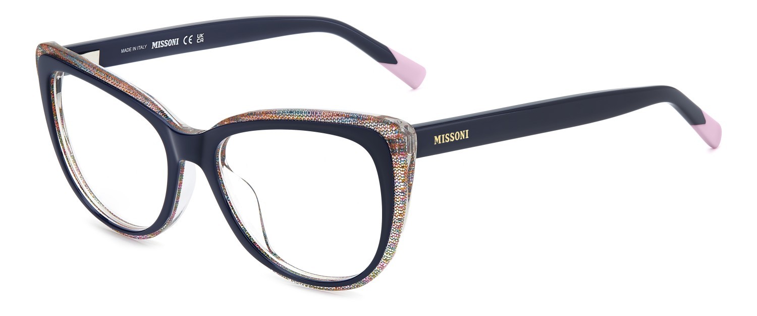 Occhiali da vista Missoni Mis 0245/G 110018 PJP colore blue forma cat eye 