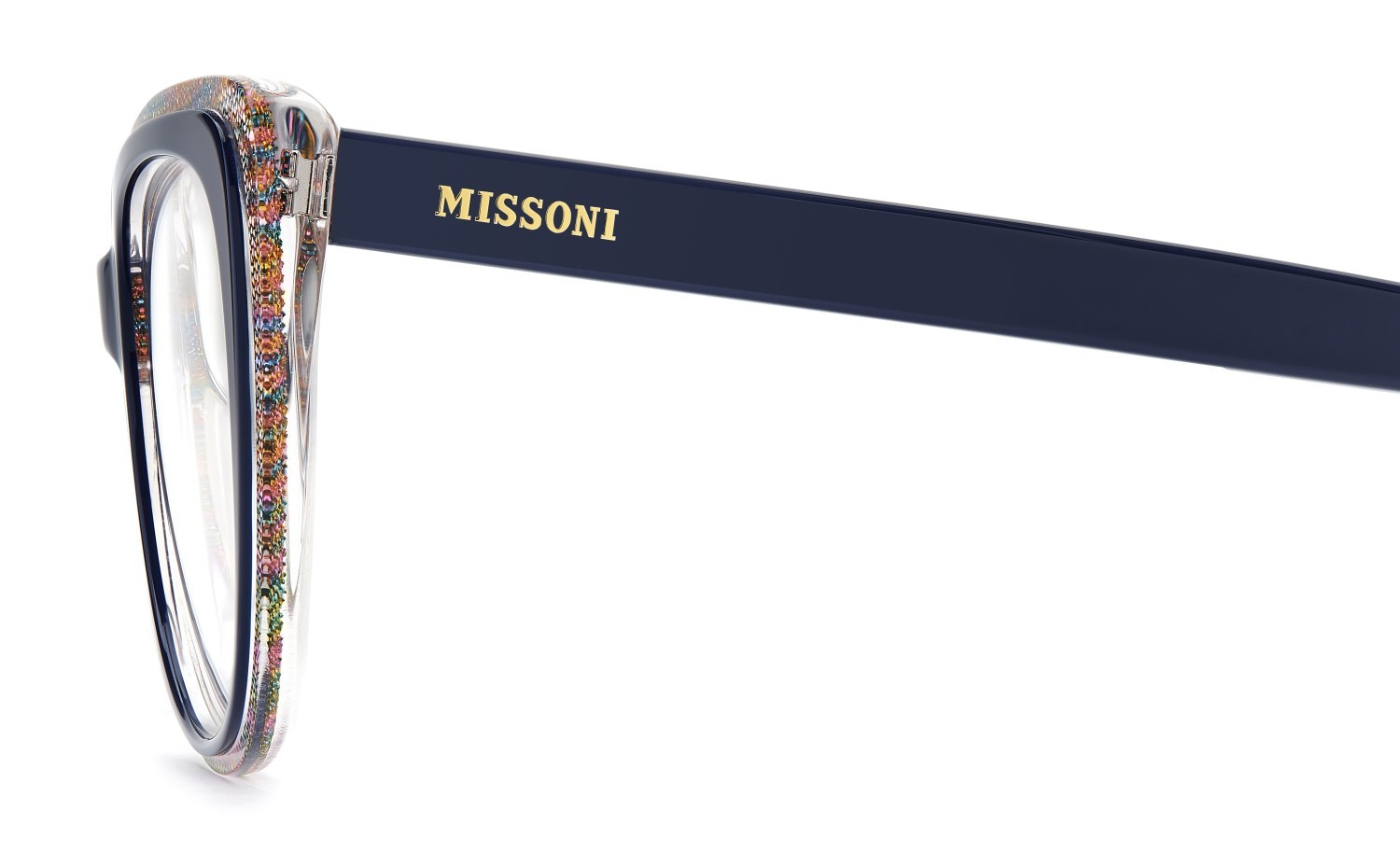 Occhiali da vista Missoni Mis 0245/G 110018 PJP colore blue forma cat eye 