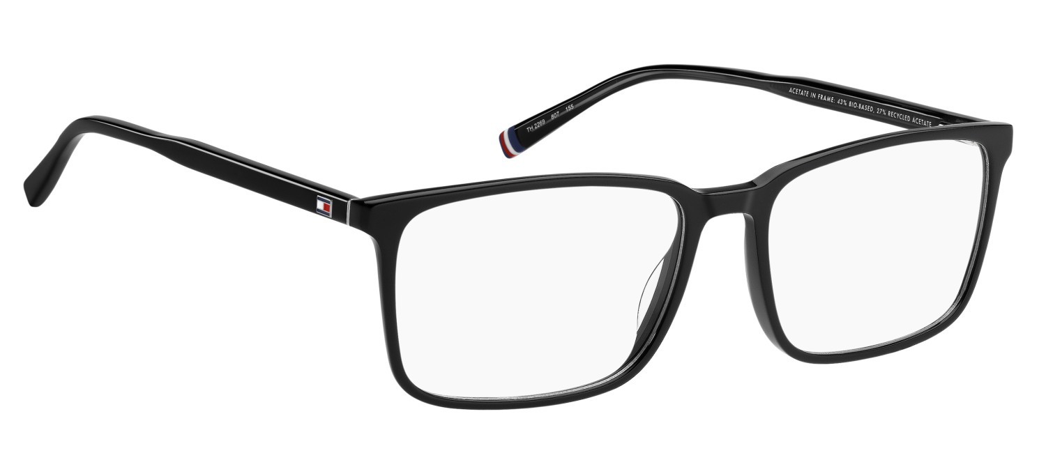 Eyeglasses Tommy Hilfiger Th 2269 110025 807 color black shape rectangle 