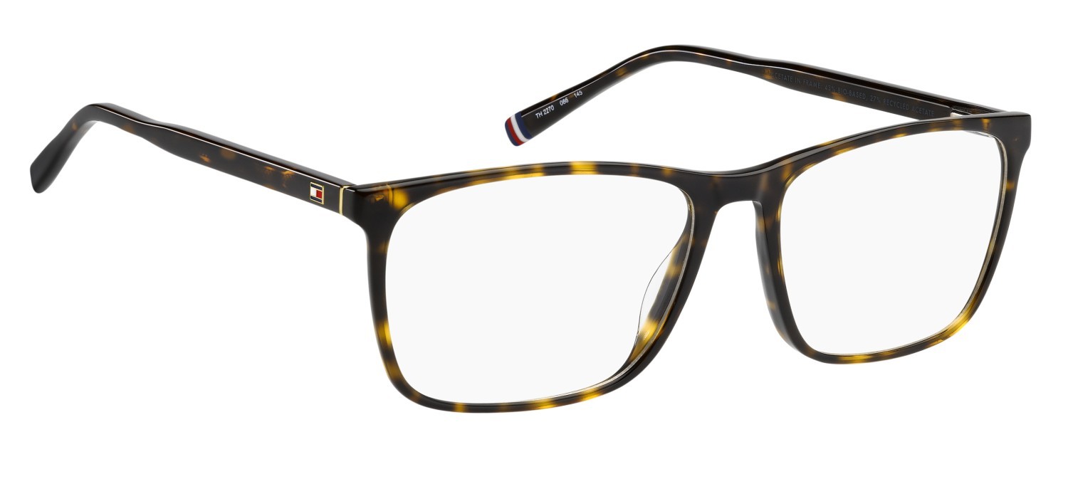 Eyeglasses Tommy Hilfiger Th 2270 110028 086 color havana shape rectangle 