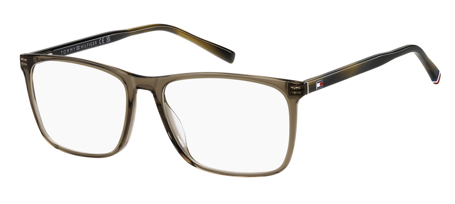 Eyeglasses Tommy Hilfiger Th 2270 110028 09Q color brown shape rectangle 