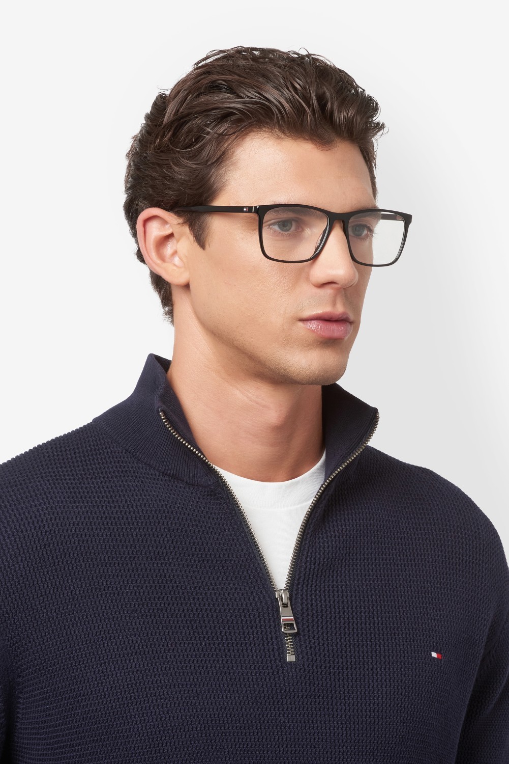 Eyeglasses Tommy Hilfiger Th 2270 110028 807 color black shape rectangle 