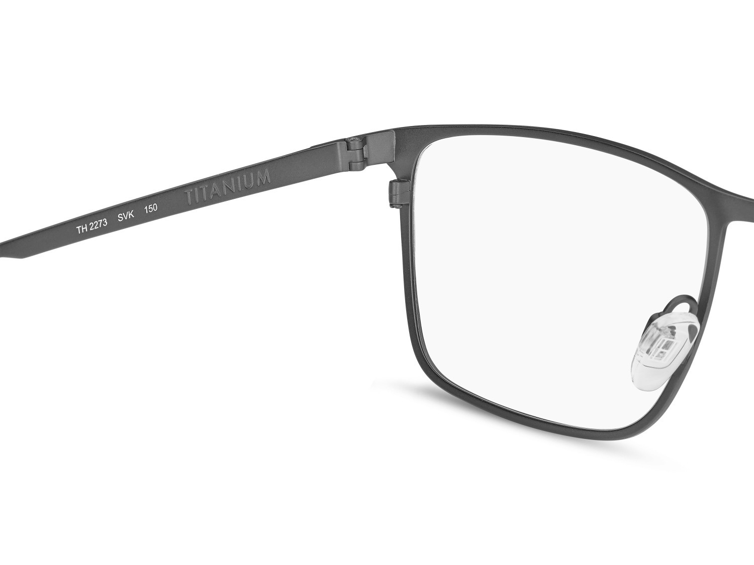 Occhiali da vista Tommy Hilfiger Th 2273 110029 SVK colore matte ruthenium black forma rettangolare 