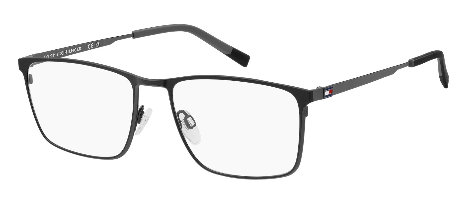 Occhiali da vista Tommy Hilfiger Th 2273 110029 TI7 colore matte black ruthenium forma rettangolare 