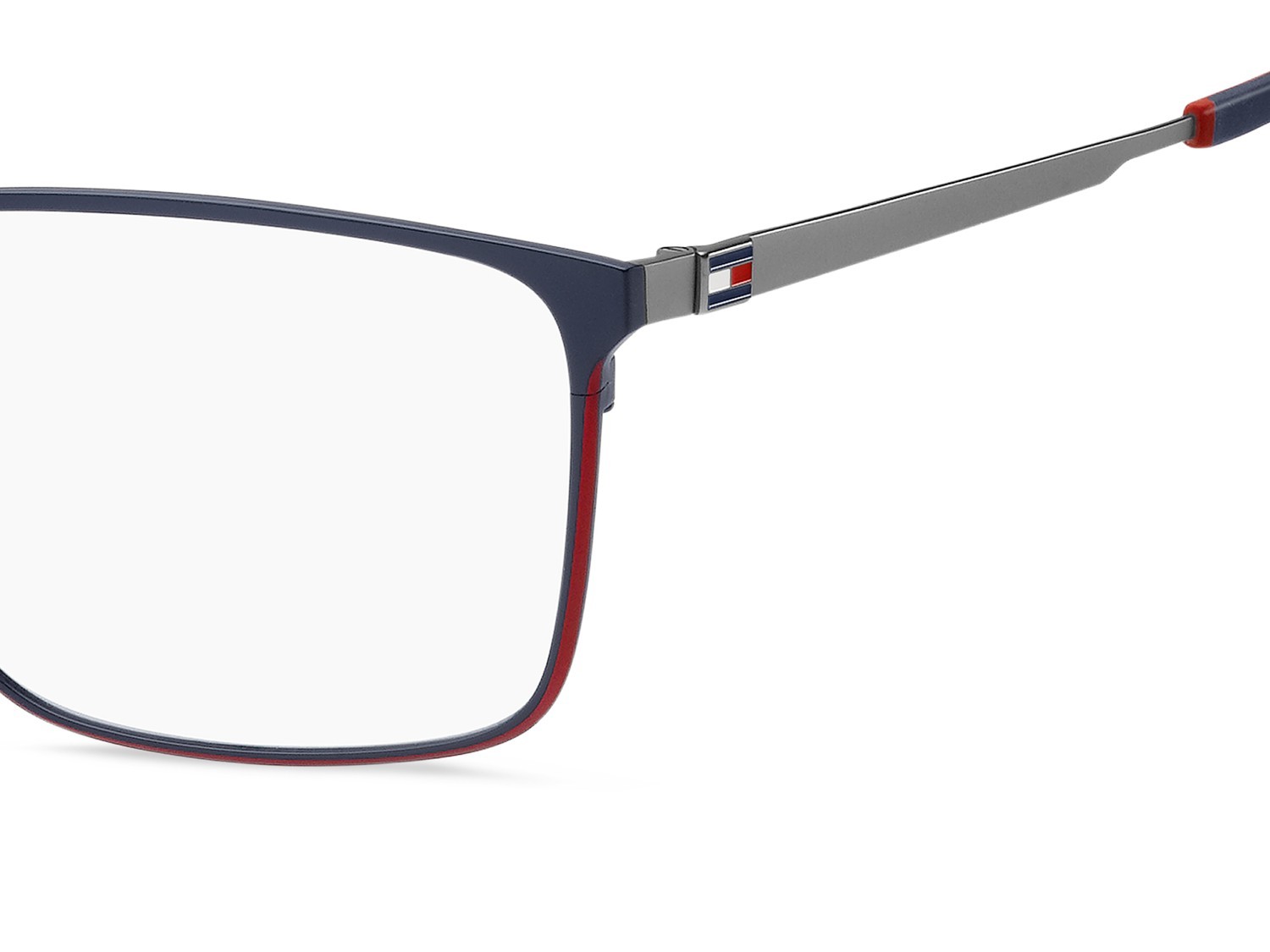 Eyeglasses Tommy Hilfiger Th 2273 110029 WIR color matte blue red shape rectangle 