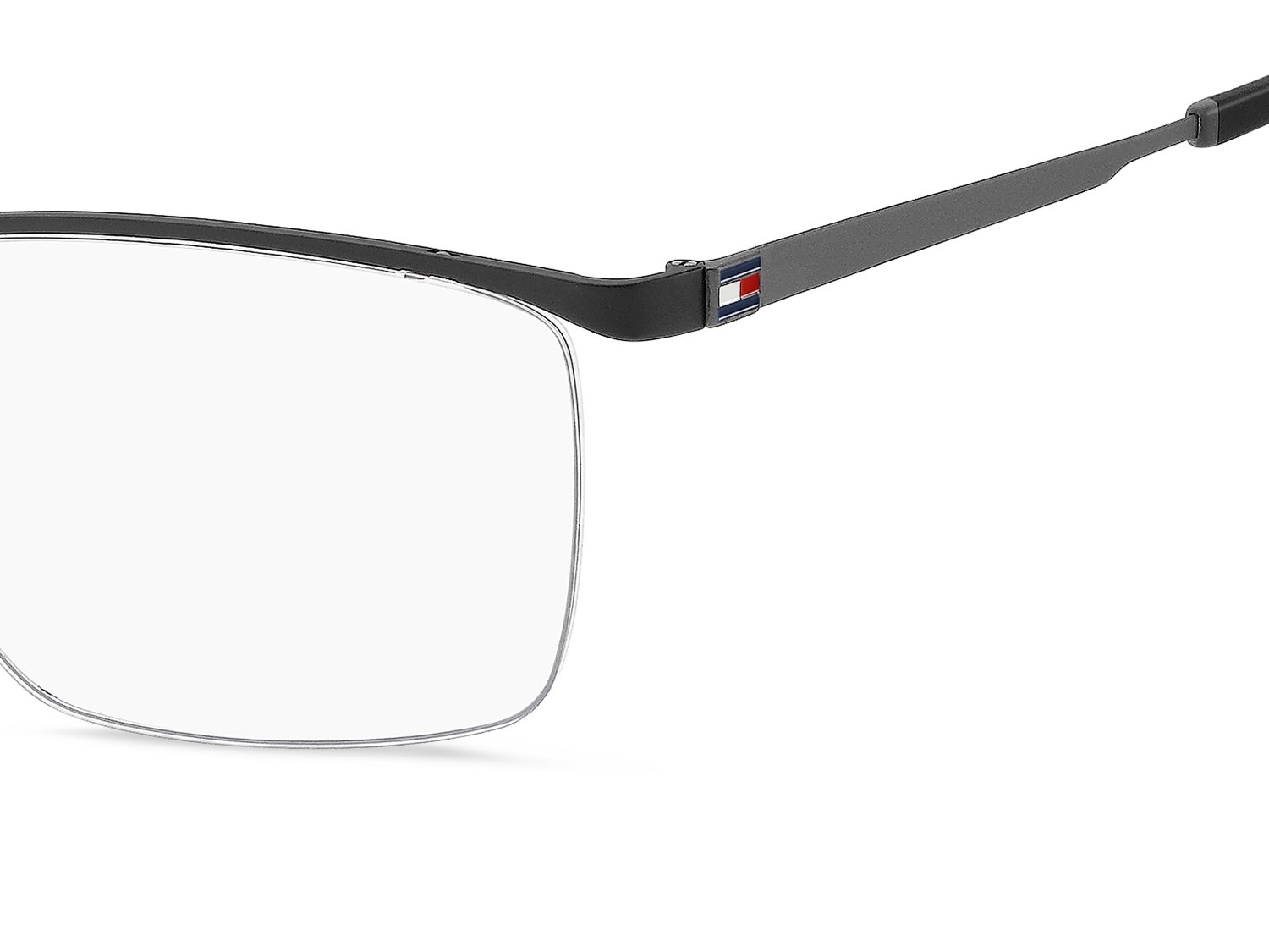 Occhiali da vista Tommy Hilfiger Th 2274 110030 TI7 colore matte black ruthenium forma rettangolare 