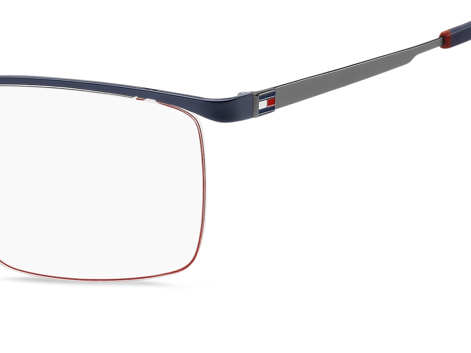 Occhiali da vista Tommy Hilfiger Th 2274 110030 WIR colore matte blue red forma rettangolare 