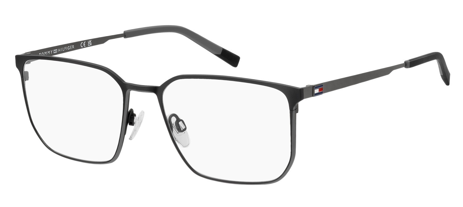 Occhiali da vista Tommy Hilfiger Th 2275 110031 TI7 colore matte black ruthenium forma rettangolare 
