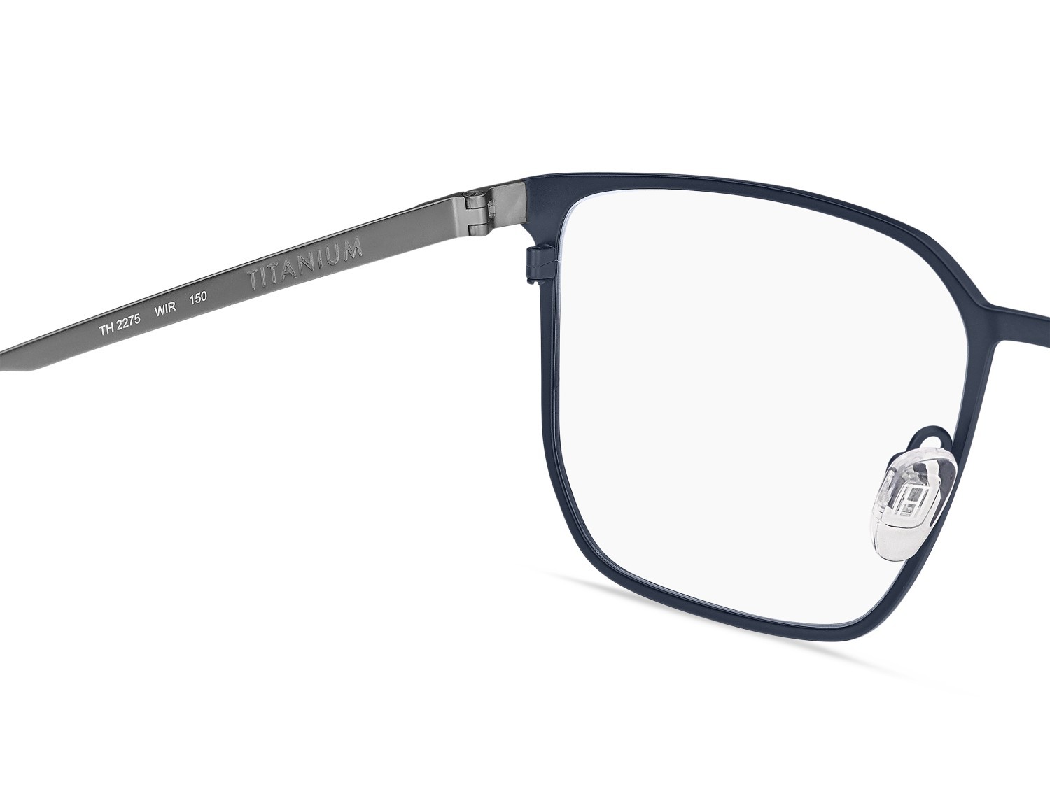 Occhiali da vista Tommy Hilfiger Th 2275 110031 WIR colore matte blue red forma rettangolare 