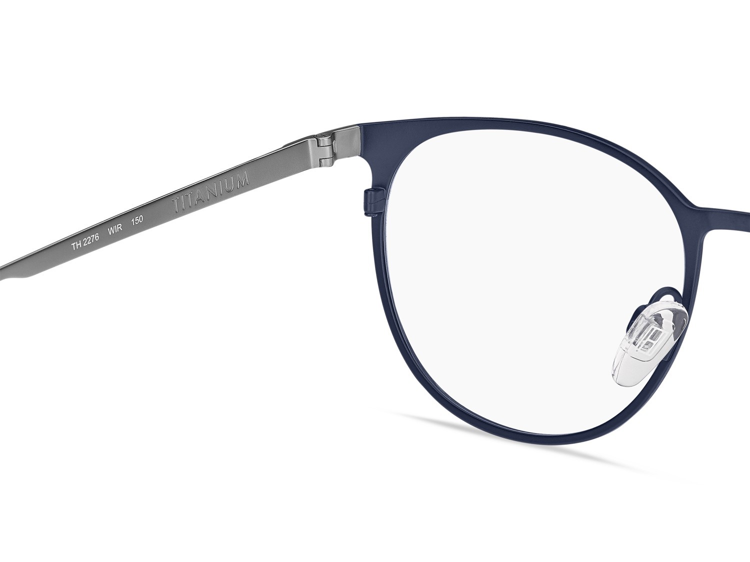Occhiali da vista Tommy Hilfiger Th 2276 110037 WIR colore matte blue red forma rotondo 